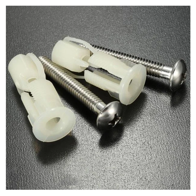 Fulok Easy 2pcs DIY Plastic Toilet Seat Screws Fixings Fit Toilet Seats Hinges Repair Tools Type&Size:4# 38Mmx5mm Screws Fulok Easy 2pcs DIY Plastic Toilet Seat Screws Fixings Fit Toilet Seats Hinges Repair Tools Type&Size:4# 38Mmx5mm Screws
