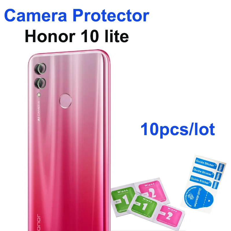 

10pcs Camera Cover Film For Huawei Mate 20 P20 pro Mate 10 pro Back Tempered Glass Sheet Film Honor 10 9 lite Nova 4 3e 3i