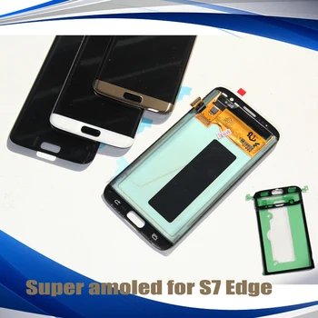 

phone LCD For Samsung S7 edge G935F G935A G935FD lcd display with touch screen Digitizer 5.5'' Super AMOLED Screen
