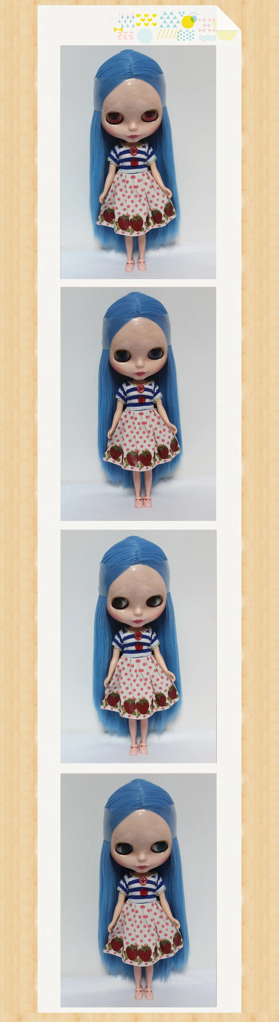 Большая скидка, RBL-72DIY, Обнаженная кукла, подарок на день рождения для девочки, 4 цвета, большие глаза, куклы с красивыми волосами, милая игрушка