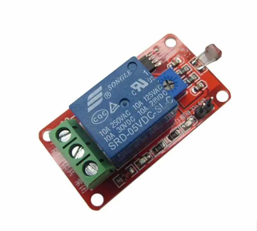 Nouveau LSR Photosensible Capteur Relais Photosensible Optique Relais Module 5 V