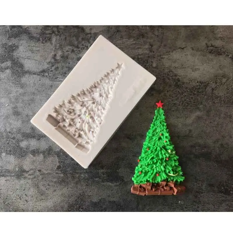 1pc-Christmas-Tree-Silicone-mold-fondant-mold-cake-decorating-tools-chocolate-gumpaste-mold-M197