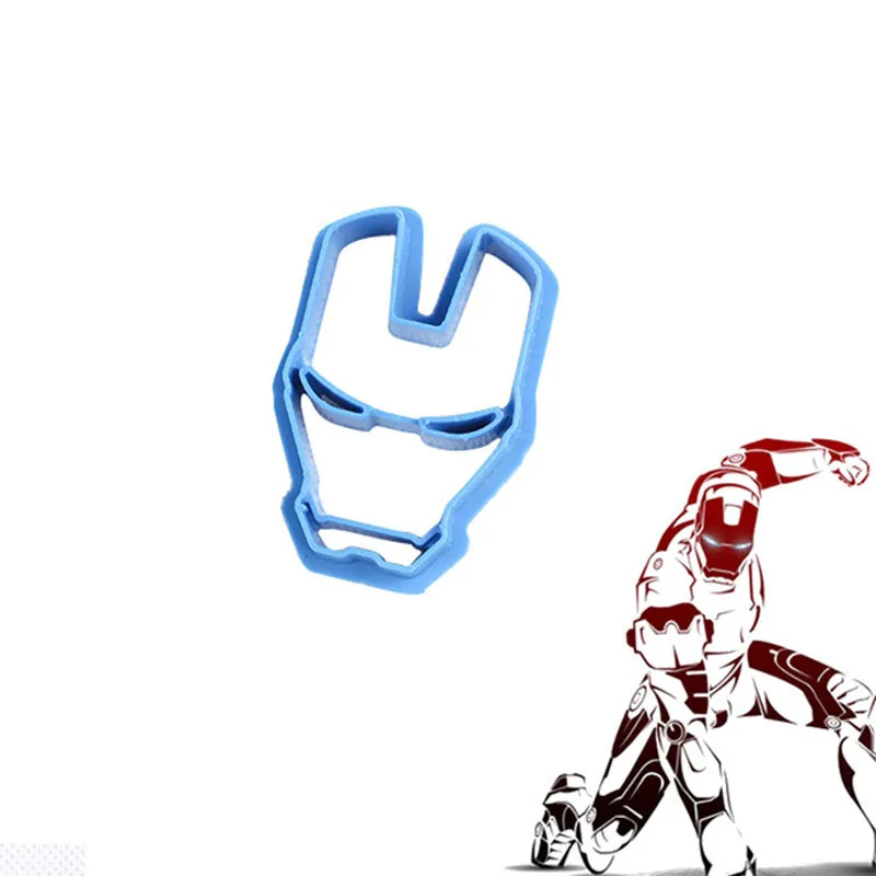 6PcsSet Sugar Cookie Cutter Molds Super Hero Series Cutting Dies Fondant Printing Die Cutting Biscuit Mold Cake Decoration Tool6