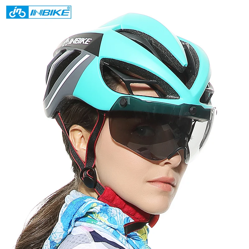 INBIKE велосипедный шлем Магнитная очки горной дороге велосипед шлемы