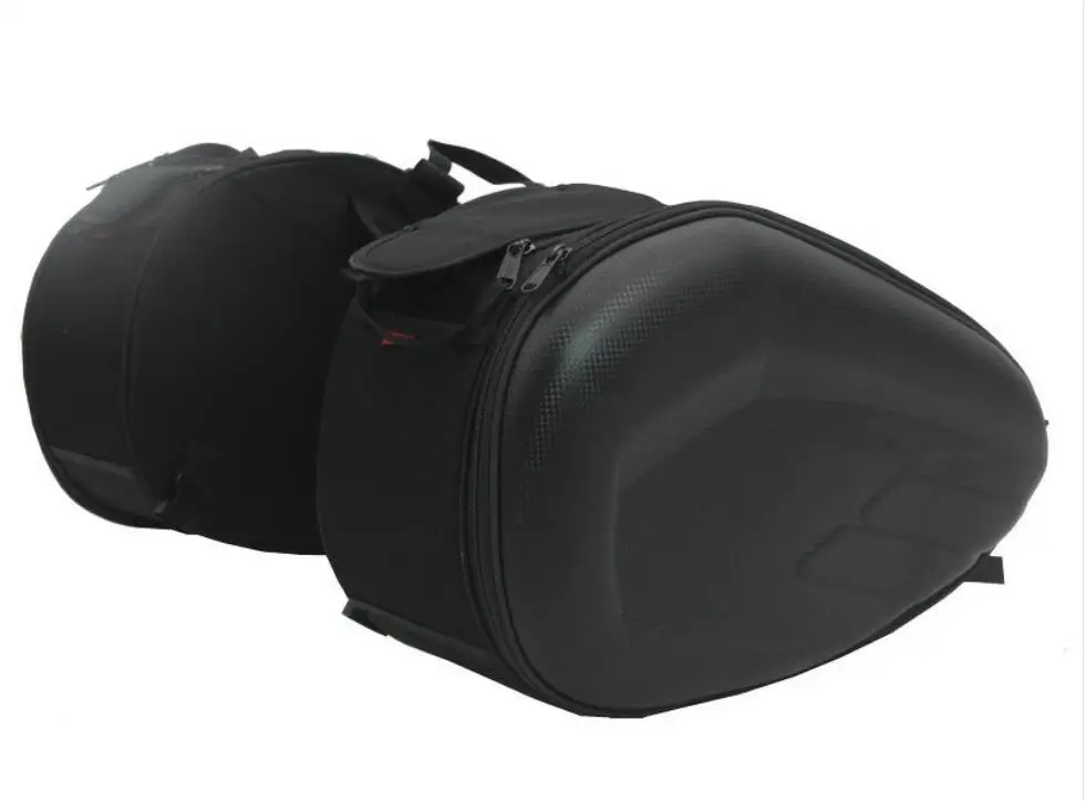 High Quality Waterproof Moto Tail Luggage Suitcase Saddle Bag Motorcycle Side Helmet Riding Travel Bags With Rain Cover