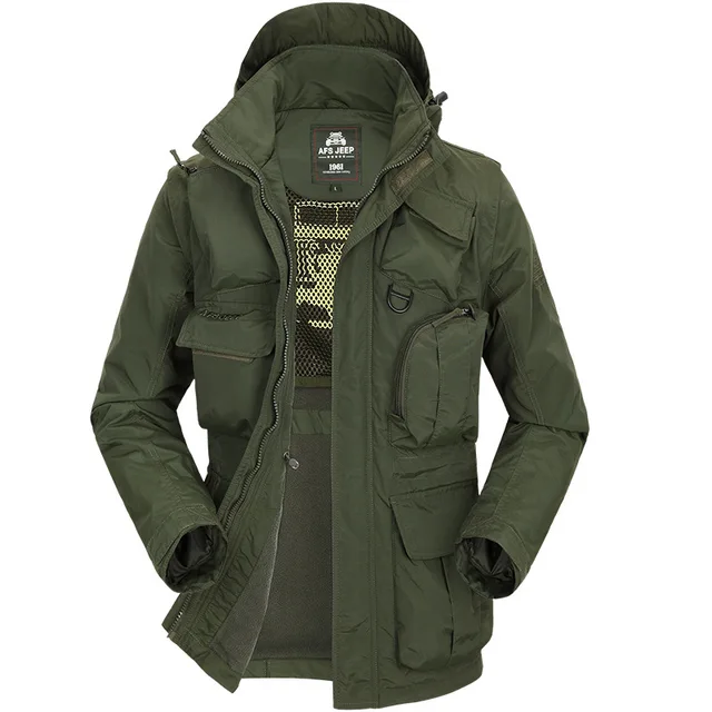 Cheap big discount for clearance sale senlinjeep men's windproof waterproof anti radiation warm jackets outdoor clothes