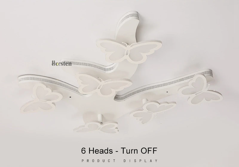 Modern LED Chandelier For Living Room Bedroom Home AC110-240V Butterfly Led Ceiling Chandelier Lamp Brightness Dimmable (9)