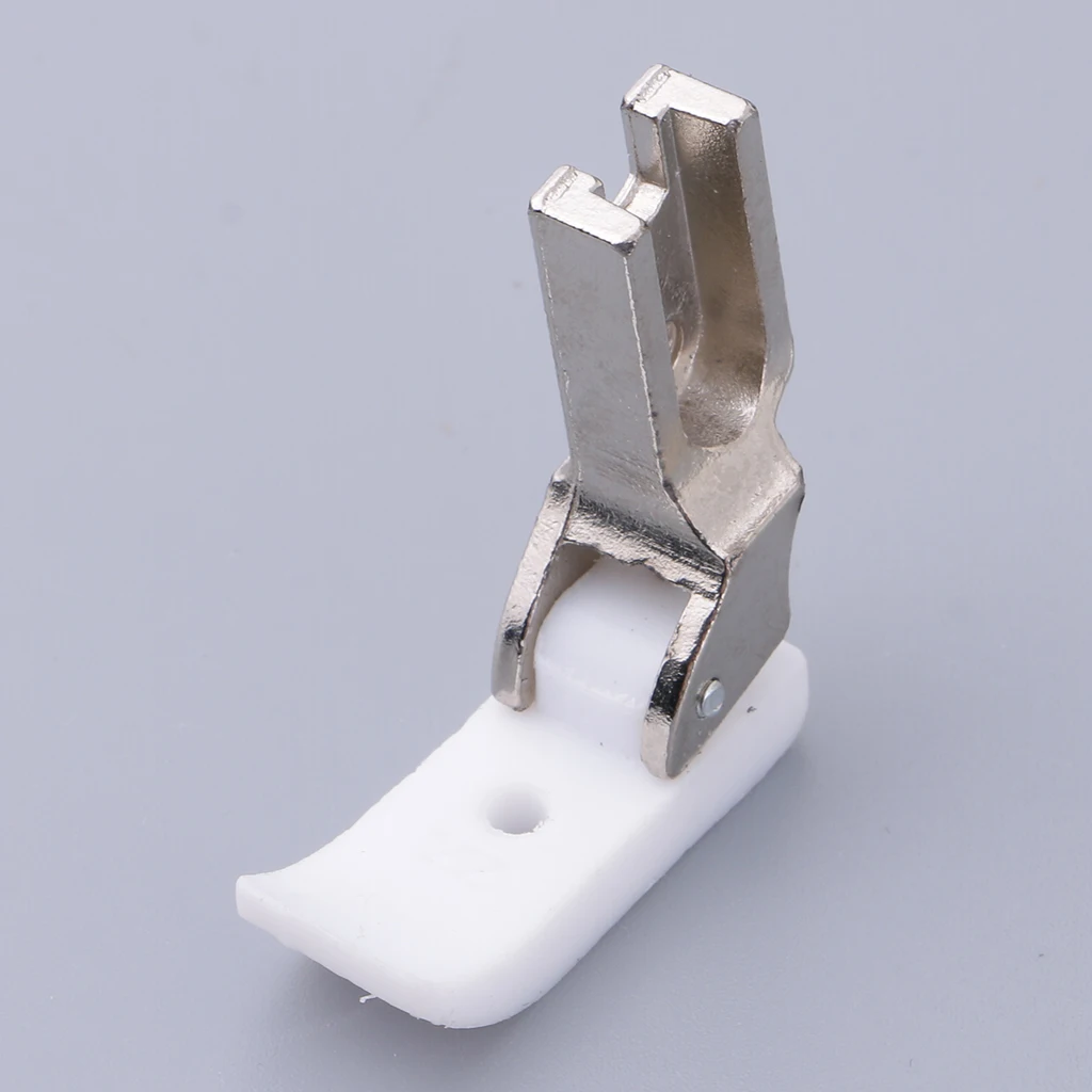 fityle Bottom Right Side Piping Welting Foot For Industrial Sewing Machine Steel T69R DIY Apparel Sewing Tool