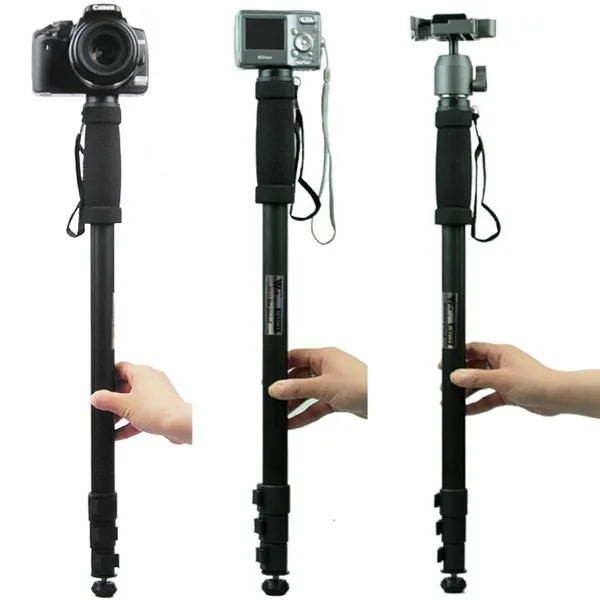 

WeiFeng WT1003 WT-1003 Professional Alloy Camera tripod Monopod Stand 67 Camera For Canon Eos Nikon D DSLR camera And Phone