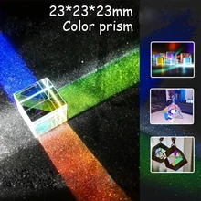 1 шт. оптический инструмент 23x23x23 мм кубическая Призма спектроскопическая Призма оптическая экспериментальная Призма GMN