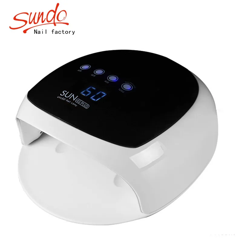 SUN4 Plus 52W UV Lamp For Nail Manicure Timer LCD Display Best UV LED