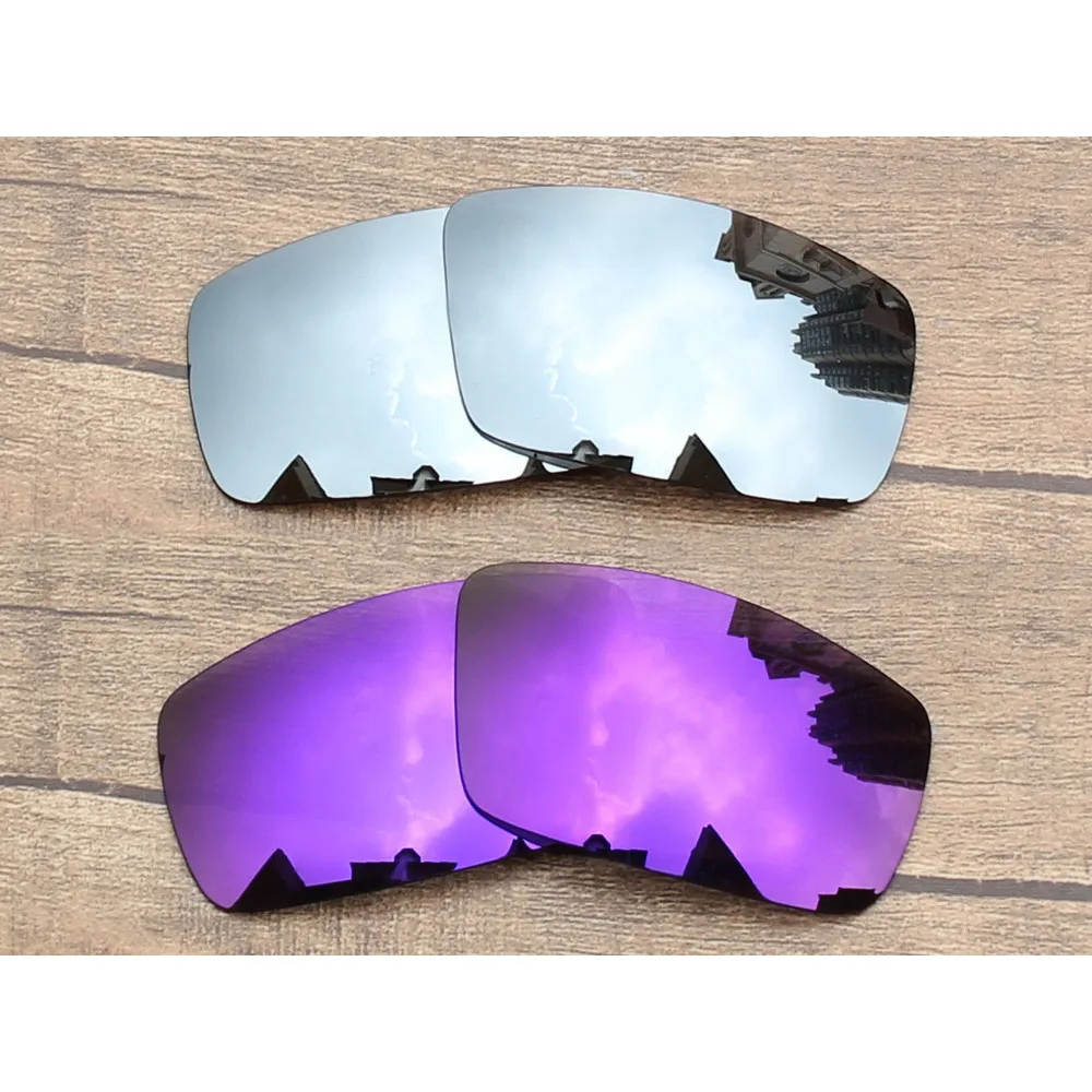 Vonxyz 2 Pairs Chrome Mirror &amp Violet Polarized Replacement Lenses for-Oakley Canteen 2006 Frame | Аксессуары для одежды