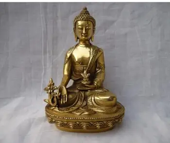 

RII B0601 freight Buddhis Tibetan Medicine bronze buddha statue