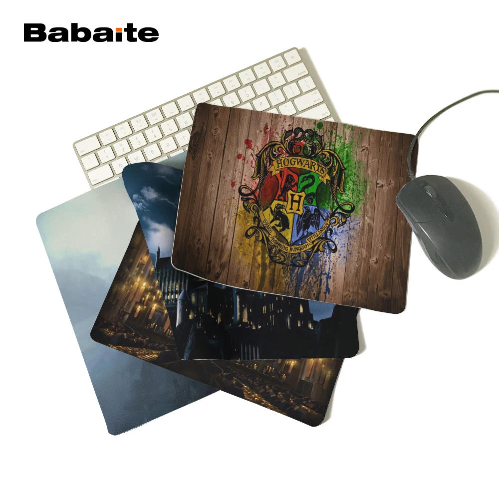 Babaite Harry Potter Hogwarts Logo Custom Design Mouse Pads Computer