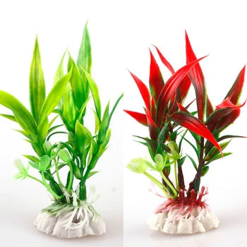 

Fish Tank Landscape Decoration Hot Sale New Plastic Plant Grass Aquarium Decorative