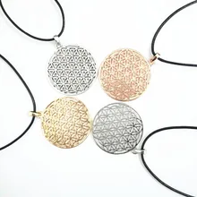 Ожерелье "цветок жизни" и кулон Мандала Сакральная Геометрическая ожерелье ювелирные изделия