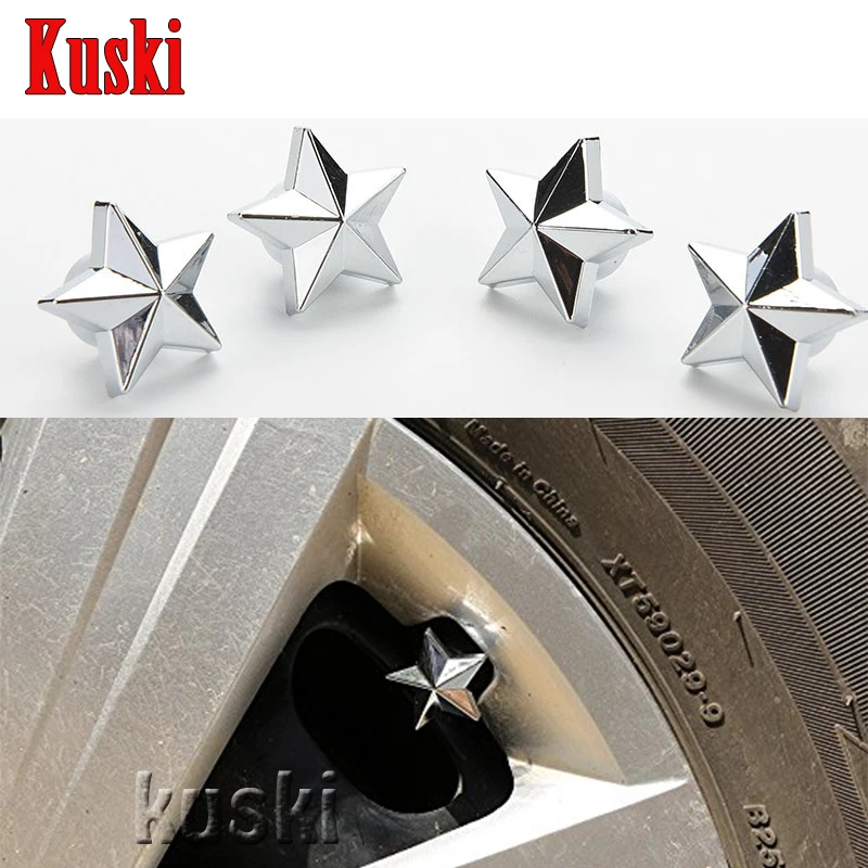 Aliexpress.com : Buy 4Pcs/Lot Car Star Shaped Tire Valve