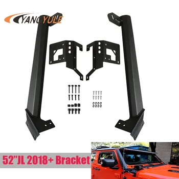 

led light bar barket 52inch for jeep wrangler jl 2018 for auto product car accessories Roof window bracket
