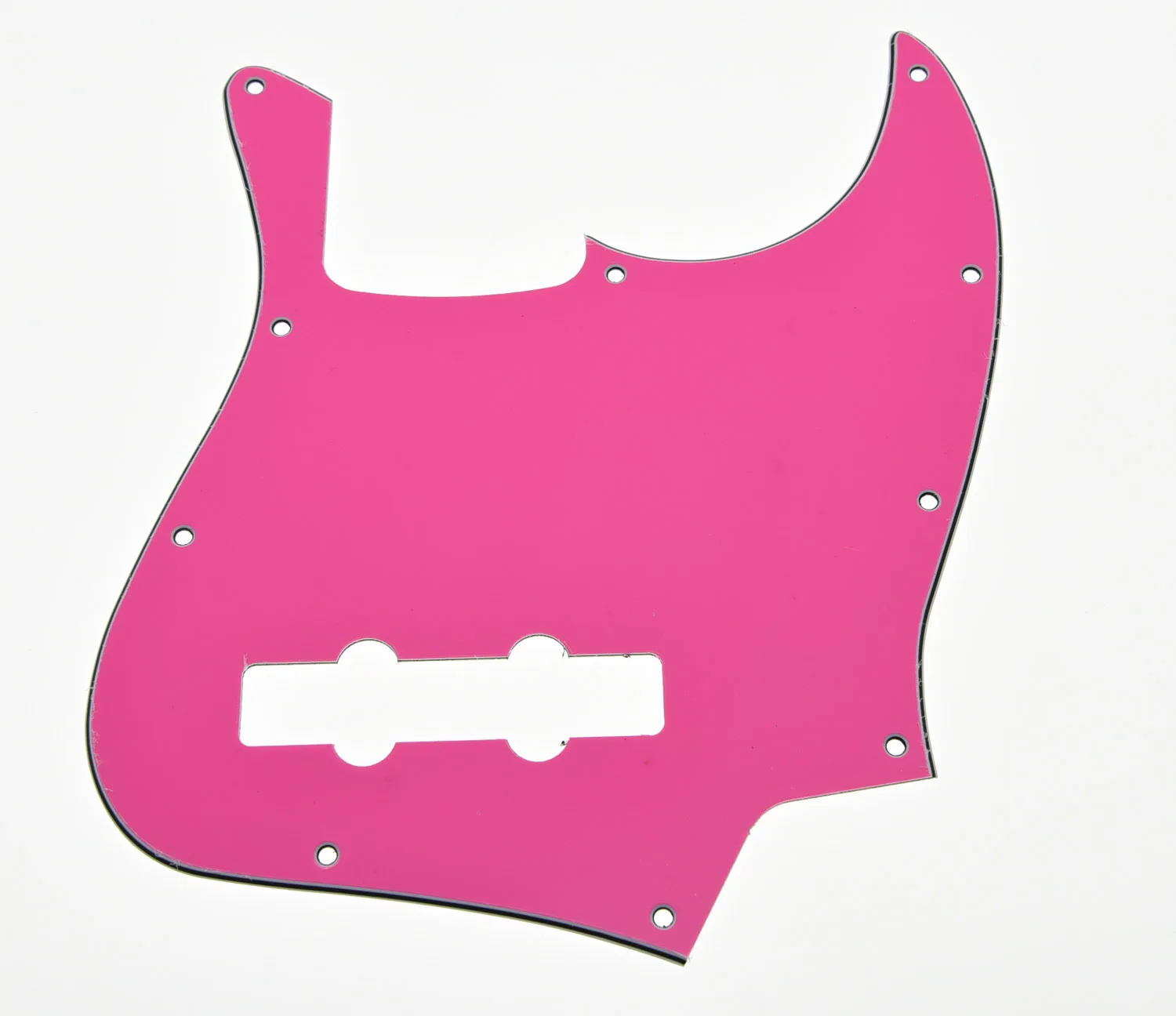 Pink Red KAISH стандарт Jazz J Bass Накладка для защиты деки с винтами Scrach пластины различных цветов - Цвет: Pink Red