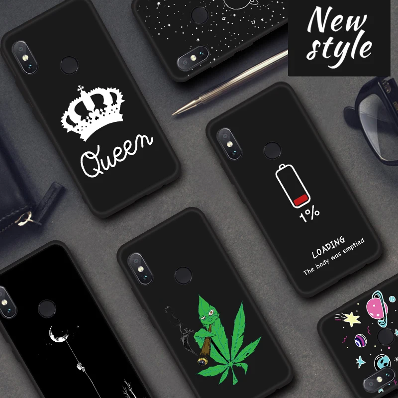 

Pattern Silicone Case For Xiaomi Pocophone F1 Mi8 Mi A2 Lite Mi6X Soft TPU Cartoon Printed Cover Redmi 6 Pro Note 5 5 Plus Case