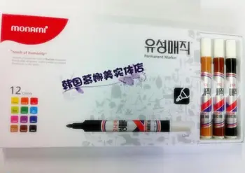 

12 color suit CD pen oily free shipping Marker Pens