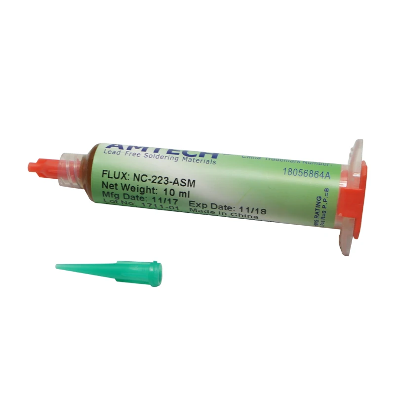 2 pcs/lot Original Amtech NC-559-ASM NC-223-ASM 10ML 10cc Solder Flux Soldering Paste 2 pcs/lot Original Amtech NC-559-ASM NC-223-ASM 10ML 10cc Solder Flux Soldering Paste