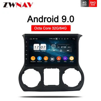

8 Core 4G+32GB Android 9.0 Car DVD player for Jeep Wrangler 3 JK 2010-2018 car gps navigation radio video audio player head unit