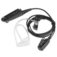 Air Acoustic Rohr Ohrhörer Mic Headset PTT für Motorola GP380 GP340 GP328