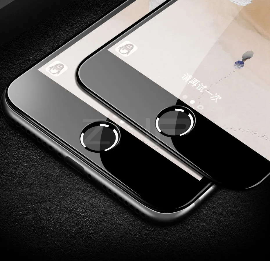 ZNP полное покрытие 6D Edge закаленное стекло для iPhone X 7 8 6 6 S Plus Защита экрана для iPhone 10 6 6 S 7Plus защитная пленка