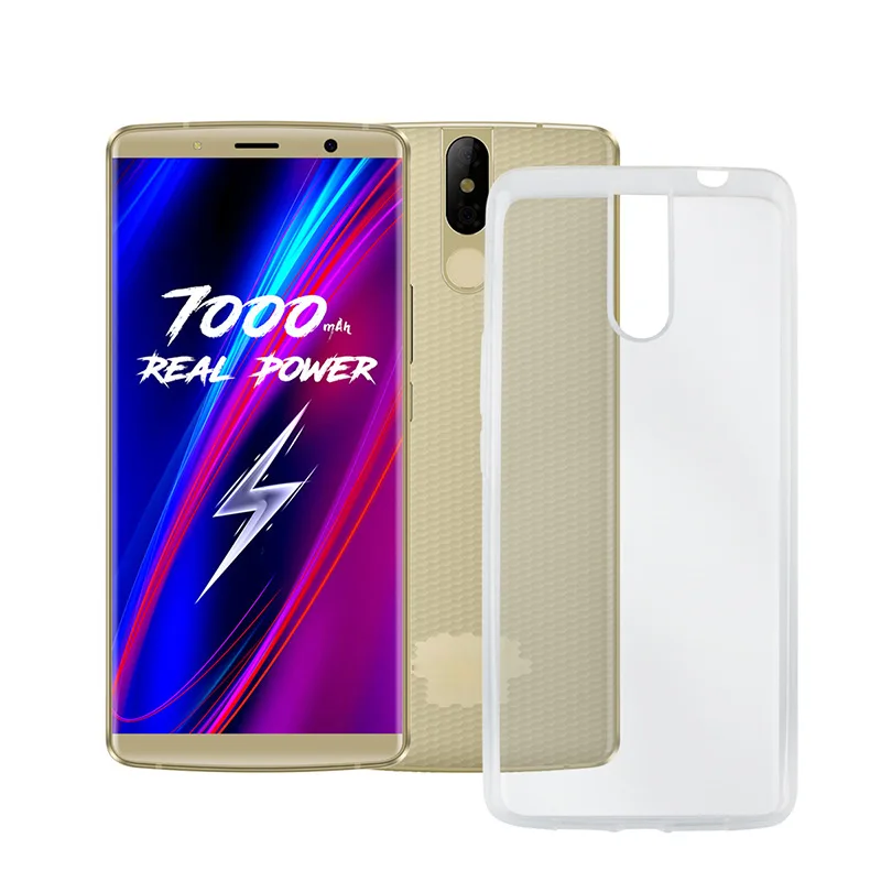 

Full Protect Anti-knock TPU Silicone Transparent Back Cover Case For LEAGOO Power 5 for phone cases cover