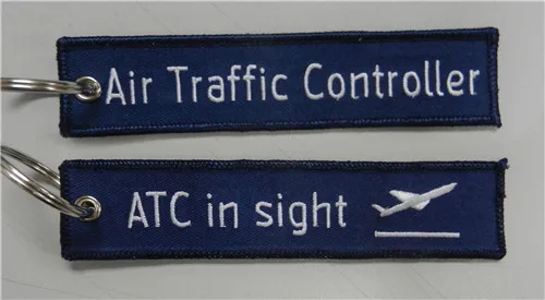

Air Traffic Controller ATC in sight Fabric Key Chain Aviation Tags