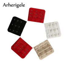 Arherigele 3 шт. бюстгальтеры 3 ряда 3 Крючки дамы мягкий бюстгальтер ремень расширение Регулируемый Для женщин, близко расположены чашечки, задняя бюстгальтер расширитель