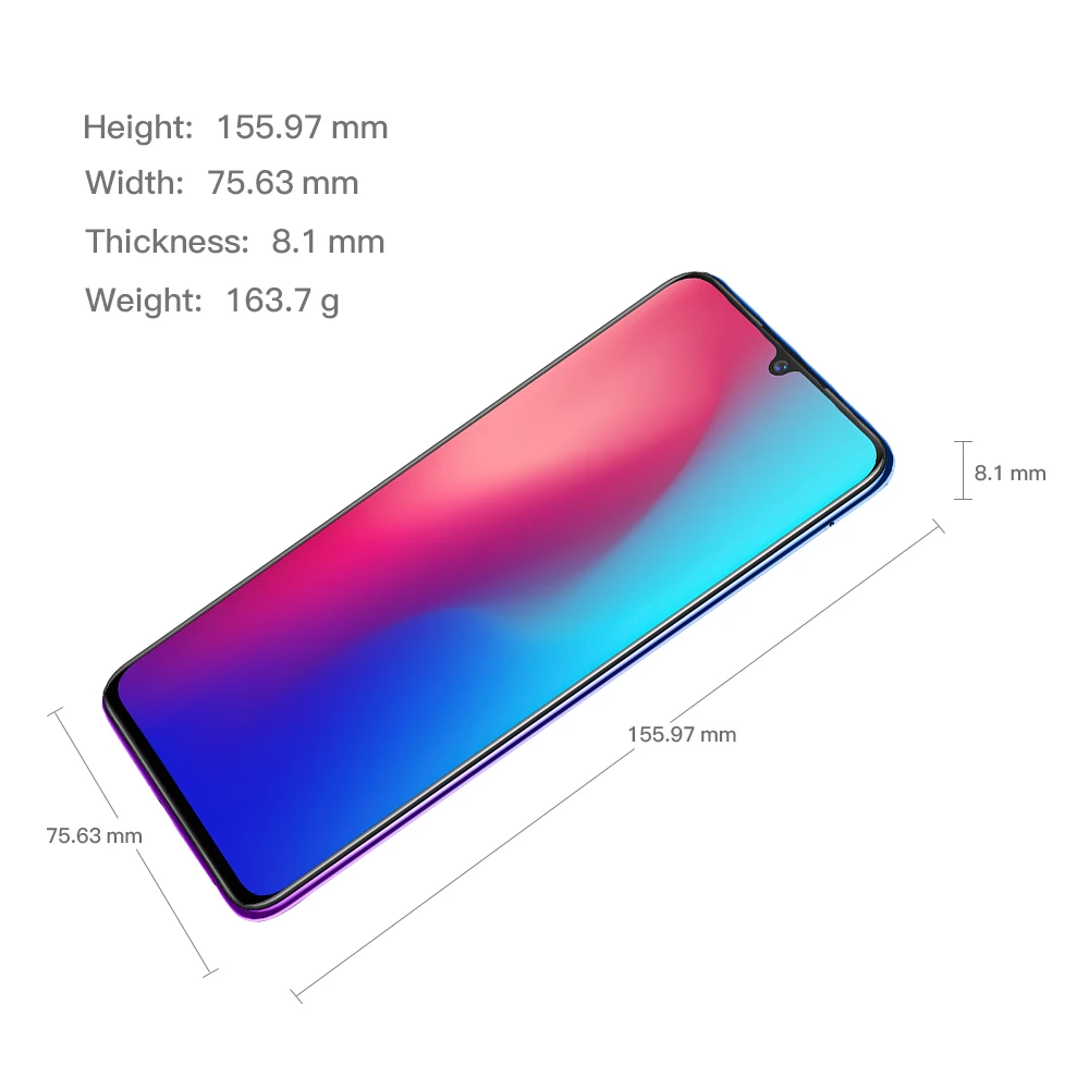 Mobile Phone vivo Z3 Snapdragon 670/710AIE 16MP Front camera LTE Android 8.1 4G/6G+64G/128G 6.3