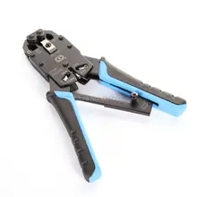 Multifunctional Network Crimping Tool RJ45 RJ11 RJ12 Wire Cable Crimper Crimp Cutting Stripper PC Network 200R Hand Tool Pliers