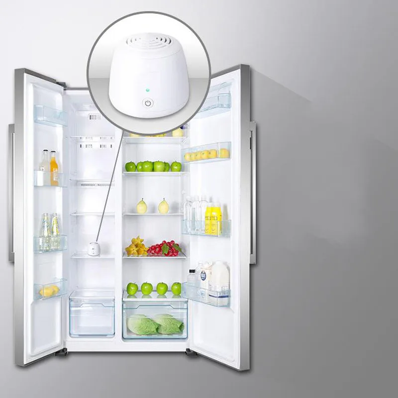 Мини очиститель воздуха генератор озона ионизатор O3 Fresh очистители воздуха Еда сохранение свежий для холодильника Ванная комната холодильник