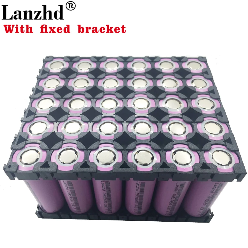 

30PCS 18650 Batteries 3.7V Li ion 3300mAh 30A 18650VTC7 18650 battery and fixed bracket 18650 Holder with Splicing Bracket
