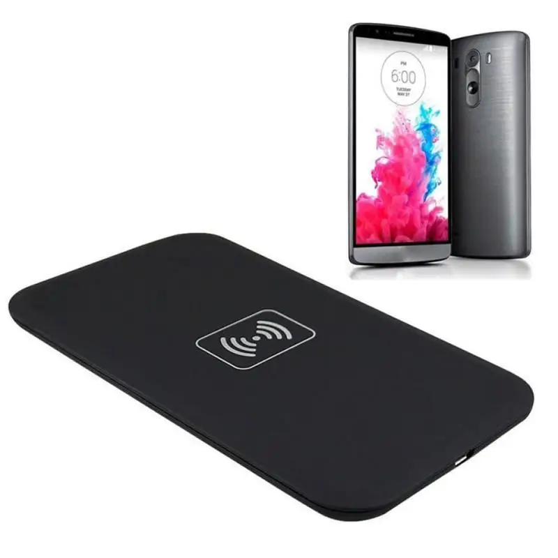 Loca Qi Wireless Charger Charging Pad 100% Black Qi Wireless Charger Charging Pad for LG G3 D851 D850 D855 F400 F460