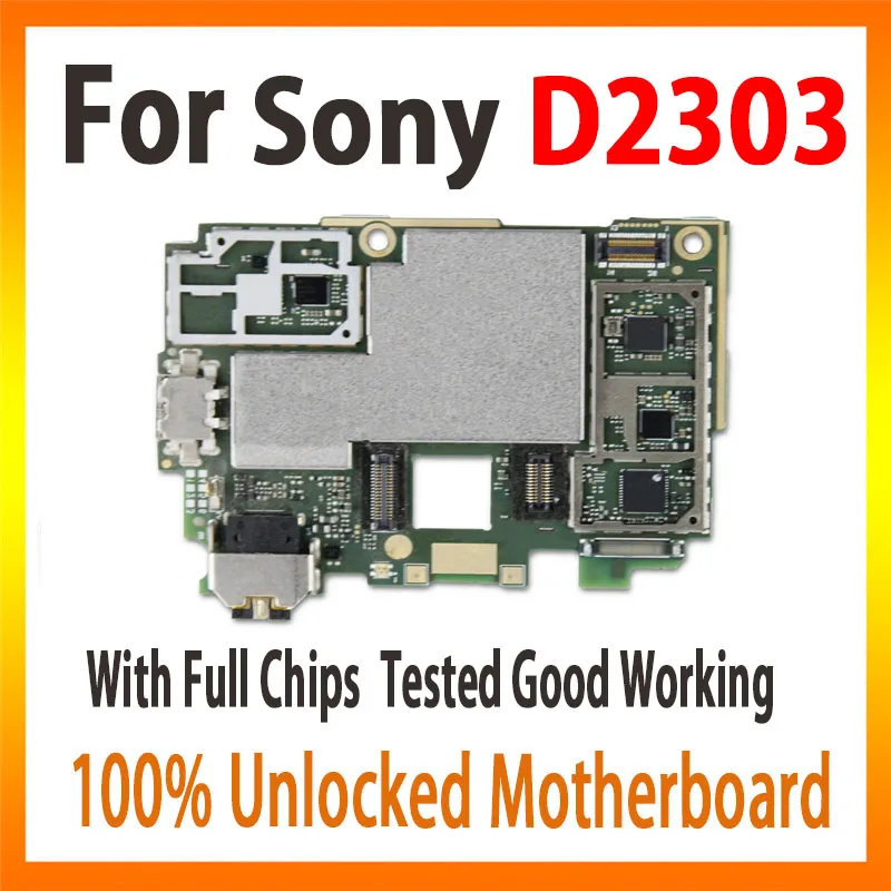 Материнская плата для sony Xperia M2 D2302 D2303 D2305, оригинальная разблокированная пластина с чипами, хорошая работа