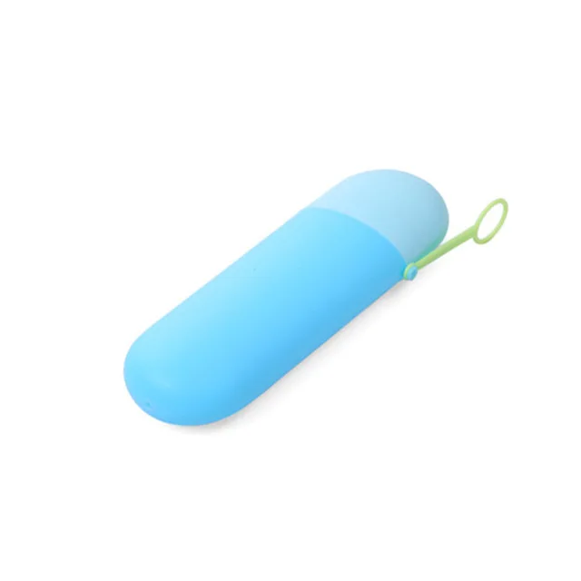 Пластиковый переносной футляр для хранения зубной щетки стаканчик для полотенец стаканчик для зубной щетки Органайзер Домашний для хранения инструмент для ванной комнаты для зубной пасты путешествия - Цвет: E
