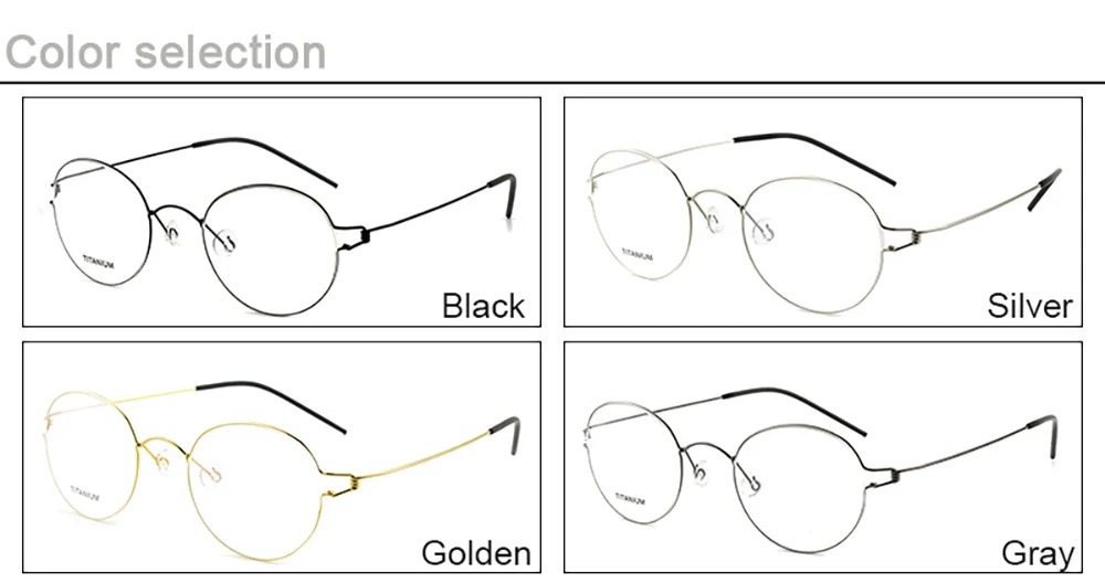 Титановые круглые винтажные оптические оправы для очков, фирменный дизайн, высокое качество, очки для женщин и мужчин, Безвинтовые очки по рецепту