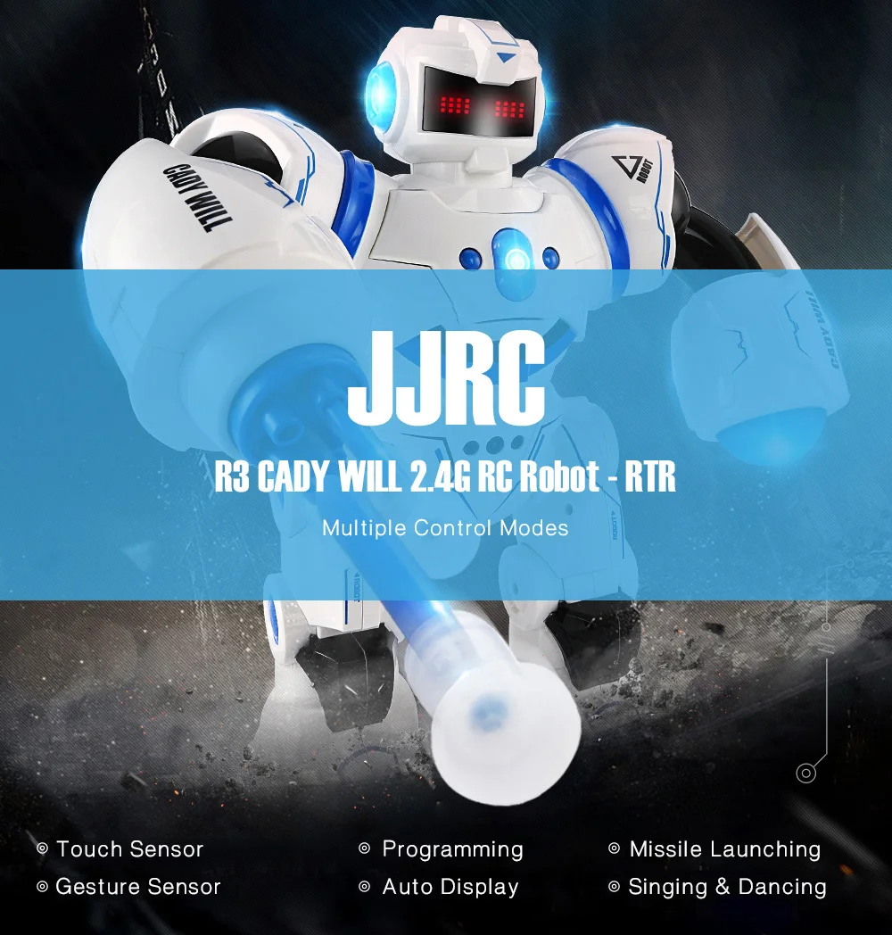JJRC R3 RC Robot Kit CADY WILL Sensor Control Intelligent Comba (1)