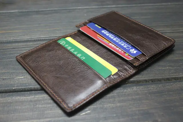 womens real leather card holder mens mini wallets business card pocket with id window - Business Card Holder For Men womens real leather card holder mens mini wallets business card pocket with id window - Business Card Holder For Men