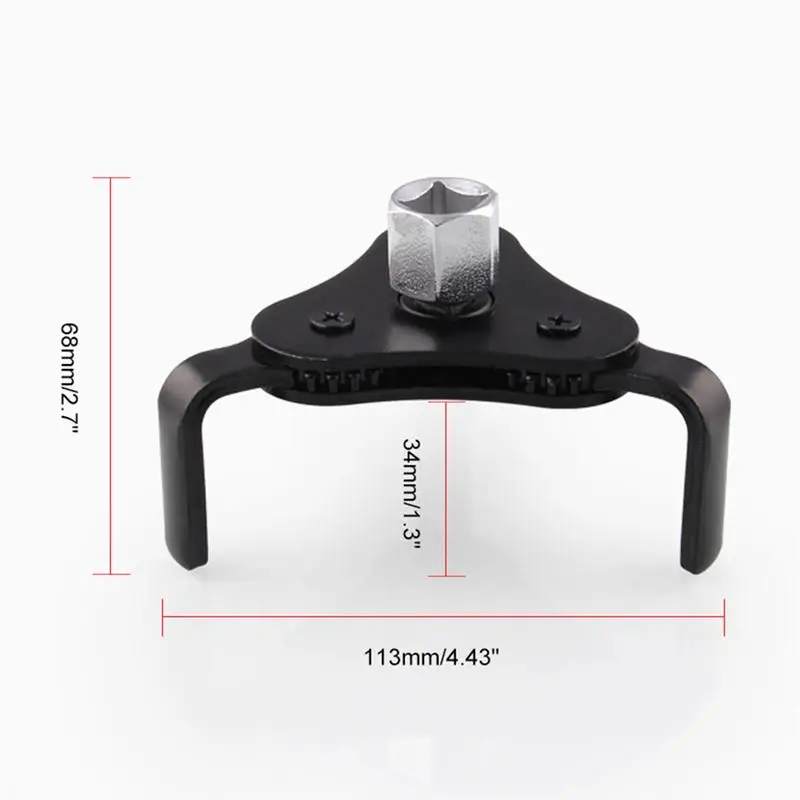 VORCOOL 1/2 &quot3/8&quot три челюсти двухстороннее масляный фильтр гаечные ключи разобрать