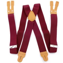 Кнопка стиль для мужчин и женщин с расширенными кожаные подтяжки FY18102408