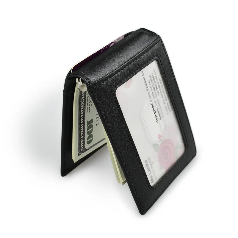 2018 Fashion Women Men Wallet font b Money b font font b Clip b font Open
