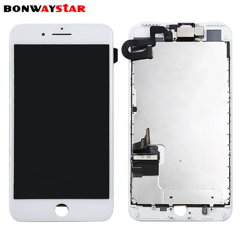 

Full Assembly LCD Replacement For iPhone 7 7 Plus Screen Display with Digitizer And Front Camera+Ear Speaker+ No Home Button