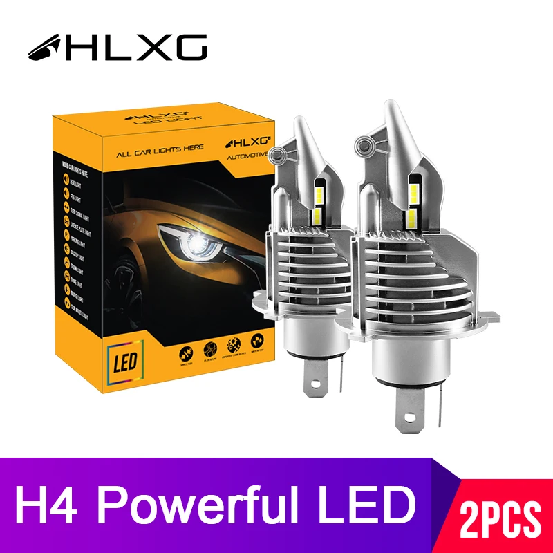 

Mini CSP Chips Lamp 9003 H4 LED 12V Car lights Auto High Low Beam 70W 10000LM 6500K Motorcycle Car Accessories New Arrivals HLXG