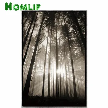 

5D DIY diamond painting Sun Forest Nordic Abstract Hope cross stitch diamond embroidery set needlework 3d diamond painting gifts