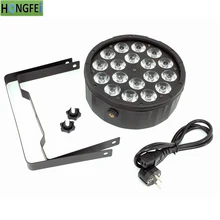 Led par Светильник 18x12 Вт rgbw 4в1 dmx512 DJ par профессиональное осветительное оборудование для дискотек
