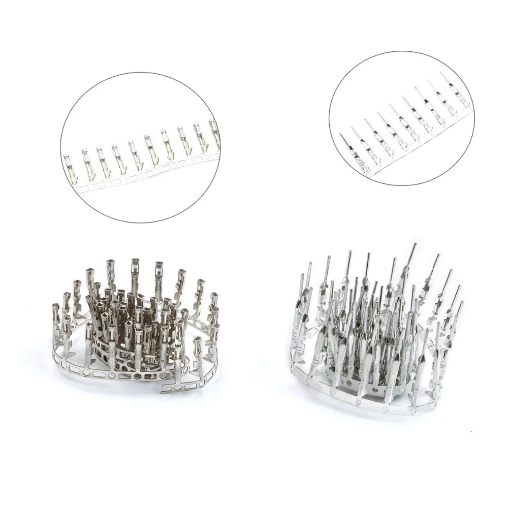 100pcs Pitch 2.54mm 1 Pin Single Row Dupont Jumper Wire Cable Male/female Pin Connector Terminal